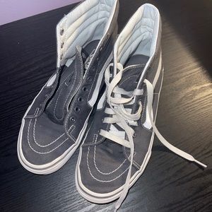 Grey vans high top
